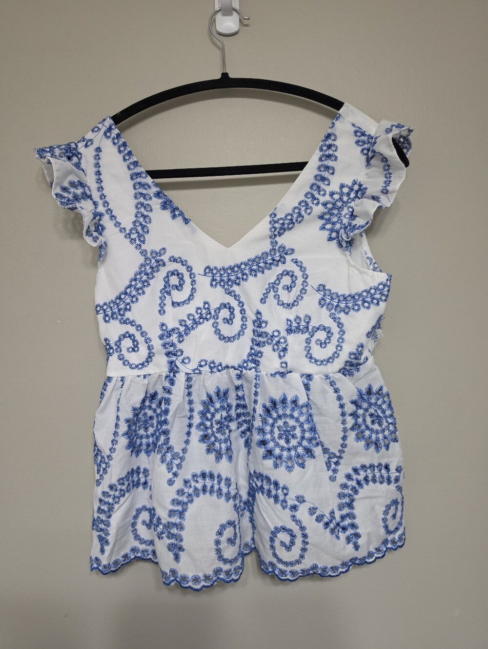 Embroidered Design Summer Top